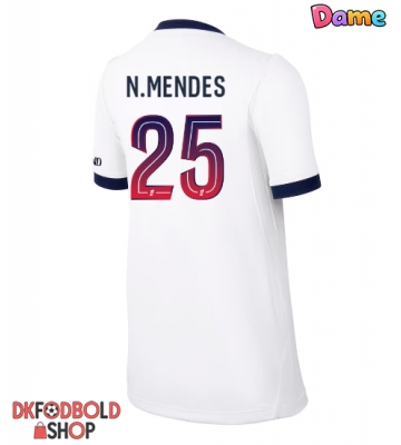 Paris Saint-Germain Nuno Mendes #25 Udebanetrøje Dame 2026-27 Kort ærmer